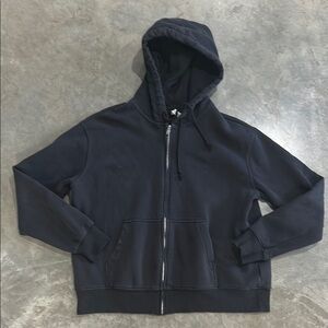 Boys Black Hoodie Jacket